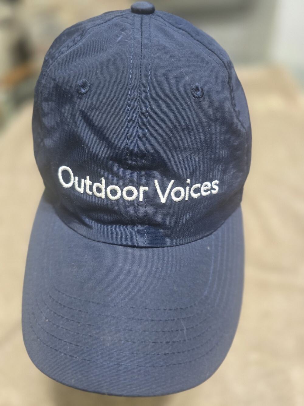 Outdoor Voices Hat Cap Strap Back Mens One Size Blue Light Weight
